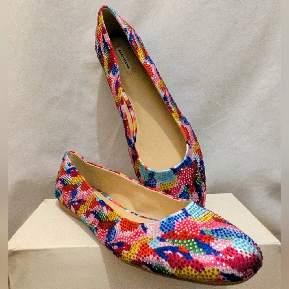 Alex Marie Multicolor Women's Flats - Picture 1 of 3